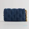 Denim Chains Messenger Retro Blue Wallet Sac Geldbörsen Umhängetaschen Designer Fl Gjnh