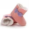 Super Ciepłe Noworodki Dziewczynek Księżniczka Buty Zimowe Pierwsze Walkers Anti-Slip Infant Toddler Dziecko Dziewczyna Obuwie Buty G1023