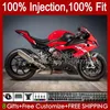 Инъекционные формы OEM обтекали для BMW S-1000RR S1000 S 1000 RR S-1000 19-21 Кузов с кузовом Красный 21Но.12 S1000-RR S1000RR 19 20 22 22 S 1000RR 2019 2020 2021 100% Bodys