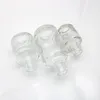 2021 15ml de esmalte vazio garrafa de esmalte com escova recarregável vidro claro Nail Art polonês armazenamento recipiente preto tampa