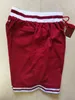 #33 Lower Merion Basketball Short cosido High School Lower Merion Red Pocket Shorts