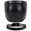 Cascos de motocicleta Casco de cara abierta Visor Bubble Casco Moto Lente Capacete Shield AccessorieMotorcycle