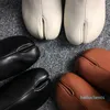 디자인 부츠 분할 발가락 chunky 하이힐 여성 부츠 가죽 zapatos mujer 패션 가을 여성 신발 botas mujer1