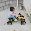 Go Kart a pedale per bambini da 1 a 3 anni, bicicletta a pedale a 4 ruote con freno a pedale, sistema di rotazione della bicicletta Go Kart per bambini