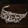 Tiaras And Crowns Engagement Headband Wedding Hair Accessories For Women Princess Pageant Hairband Evening Dress Jewelry AN16 Clips & Barret