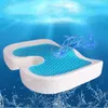 Cuscino/Cuscino decorativo a forma di U Cuscino in gel di silicone Memory Foam Coccige Proteggi il rimbalzo lento Tappetino per sedia fresco estivo Vuoto