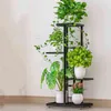 Multifonction amovible étagère de rangement fer art porte-plante maison jardin pot de fleur organisateur salon balcon étagère de rangement 211112