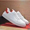 2022 Top Designer Luxury Sneaker Men's Triangle Label Casual Shoes Party Calfskin Mixed Fiber Kvalitet Fårskinn Färg