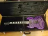 Zakk Wylde Audio Carbaran Purple Bullseye SG Электрическая гитара Большой блок инкрустации, черное оборудование, китайские пикапы EMG