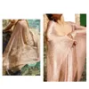 Robes maxi avant ouvertes rose rose solide Sexy Bikini Wrap