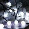 9.5m 50LED SOLAR STRING BALL Lights Garden Dekorativ lampa Utomhus Vattentät IP65 - Varm vit