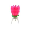 Candles Home Decor Garden Lotus Singing Birthday Party Flash Flower Music Candle Cake Aessories Holiday Supplies Drop Delivery 2021 Ma4B3