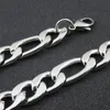 11 5mm Huge Man Chain Width Figaro Necklace Fashion Stainless Steel Men's Jewelry 60cm 70cm 80cm 90cm 100cm 110cm 120cm 150cm261b