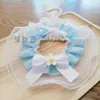Cat Collars & Leads Collar For Pet Dog Lace Fresh Daisy Bib Ins Small Po Props Princess Wind Puppy Kitten Necklace Wedding Accessories