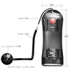 Blowjob Male Masturbator Penis Pump Vibrator for Men Sucking Vacuum Pump Penis Massager Glans Stimulator Pussy Sex Toys for Men X0320