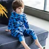 Kinderen Jongens Meisjes Nachtkleding Homewear 100% Katoen Cartoon Dinosaur Pyjama voor kinderen 211109