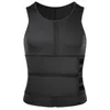 Formadores de cuerpo para hombres Shaper para hombre Entrenador de cintura Chaleco adelgazante Entrenamiento Camisetas sin mangas Shapewear Sauna Camisetas de compresión Camisa de compresión Ti188Z