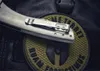 Columbia River CRKT 6130 Jettison Flipper Knife 3.26" Lama liscia satinata, manici in acciaio inossidabile stonewash Coltelli tascabili Rescue Utility Strumenti EDC