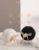 12 stks / set schapenvilt creatieve servies warmte isolatie tafel mat thuis desktop decoraties