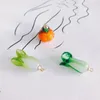 20pcs Légumes de fruits Verre Crimstal Charmes alimentaire Graberge Grabate Tomate Chinois Collier Pendants Ornement Accessoires 6708666