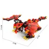 Mofun Red Battle Dragon 2.4G 4CH RC Robot ROBOT Blocco a infrarossi Building Building Assemblato regalo giocattolo robot