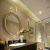 Wandleuchten Nordic Modern Minimalist Badezimmerspiegelleuchten Messinglampe Schlafzimmergang.