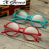 Occhiali da lettura rotondi da donna Presbiopia Men Donne Ultra Light TR90 Frame Fashion EyeGlasses Femmina 1.0 1.5 2.0 2.5 3.0 3.5 4.0