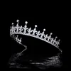 Hair Clips & Barrettes Zircon Iris Vintage Bridal Crown Wedding Headdress Bride CZ Tiaras Jewelry Accessories HQ0353