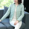 Autumn Winter Fashion Women Coat Ultra Light Short Jacket Ruffles Female Cotton Padded Embroidery Casual Basic Tops D299 210512