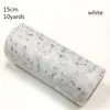 Glitter Sequin Tulle Roll 10 Yards 15cm Organza Laser Crafts Tutu Fabric Wedding Decoration Birthday Party Supplies .