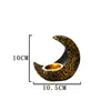 Kreativa doftlampor Mideast Arabic Moon Shape rökelse brännare Desktop Decoration179q