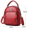 Mini skórzane plecaki dla kobiet wielofunkcyjnych Travel plecak plecak plecaków sac a dos szkolne torby dla nastoletnich dziewcząt 210922