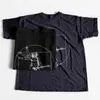 Coolmind 100% Bawełna Najwyższej Jakości Drukuj Mężczyźni T Shirt Casual Loose Loose Sleeve Sleeve Mężczyźni Tshirt O-Neck Cool Men T-Shirt Koszulki Topy G1222