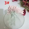 288PCS Matte White Single Head Flower Stamen DIY Pistil Cake Decoration Crafts Y0630