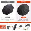 Umgedrehter, winddichter, kompakter, umgekehrter, automatisch öffnender und schließender Regenschirm für Damen und Herren 210320