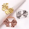 Blad servet ring goud zilver rosegold servet houder