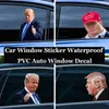 2024 Val Trump Dekaler Bilklistermärken Rolig Banner Flaggor Vänster Höger Fönster Skal Av Vattentät PVC Decal Party Supplies Present RRD11025