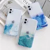 Gradient Glitter Marble Cases For iPhone 13 Pro Max Mini 12 11 XR 8 Samsung S20 S21 Ultra A31 A51 A71 A32 A52 A72 5G A21S Note 20 Clear TPU Acrylic Shockproof Cover