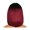 100% brasilianisches menschliches haar 99j # Produkte 13x4 Bob Frontal Perücken 10 12 14 Zoll