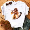 Angel of Death T-shirt Kvinnor Anime Print Vit Kortärmad Isaac Zack Foster Fashion Kawaii Kvinna Raychel Tee Shirt G220310