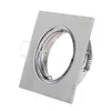 Okładki lampy Odcienie 4x / 10x Down Light Polished Chrome Główny wbudowany Sufit Sufit Downlight Square