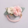 A961 Europe Baby Girls Floals Headband Kids Flowers Crown Photography Props Hair Band Artificial Flower Nylon Hairband Accessory