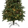 Tuin Decoraties FCH 7.5FT Flocking Gebonden Licht Kerstboom Kerstdecoratie