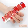 Mode 20 Tipps Nagelaufkleber Blatt 3D Goldprägung Muschel Dekoration Falsche Nägel Aufkleber Abziehbilder Set für Frauen Mädchen