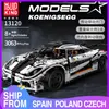 Neue 3063PCS Technic Serie Sport Racing Weißes Auto Modell Bausteine Ziegel kompatibel 23002 Kinder Spielzeug Gift7516395 Beste qualität