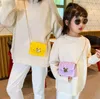 Moda borsa per bambini zero portafoglio linea di ricamo di alta qualità catena borsa a tracolla per bambini principessa pieghettata piccole borse quadrate