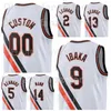 Skärmtryckt Basket Paul George Jersey 13 Kawhi Leonard 2 Reggie Jackson 1 Luke Kennard 5 Ivica Zubac 40 Norman Powell 24 Man Kvinna Ungdom Vit Team Färger