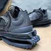 Siyah MMW Trekking Ayakkabı Popüler Erkek Zoom4 Sneaker Tankı Şekli Nefes Dana Üretim Kaymaz Tasarım Vakum Parça Tek Boyutu 36-45 Benzersiz Sneakers