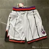 Basquete do time dos homens Basta apenas Don Toronto Fã Roxo Cor Esporte Calções Costas Calças Hip Pop Calças Com Bolso Zipper Sweatpants