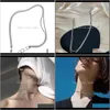 Halsketten Anhänger Jewelrydesign Edle Kalte Trendy Titan Edelstahl Split Kette Halskette Frauen Halsband Riverdale Collier Femme Choke